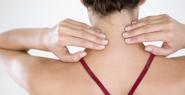 dolore al collo dovuto all'osteocondrosi